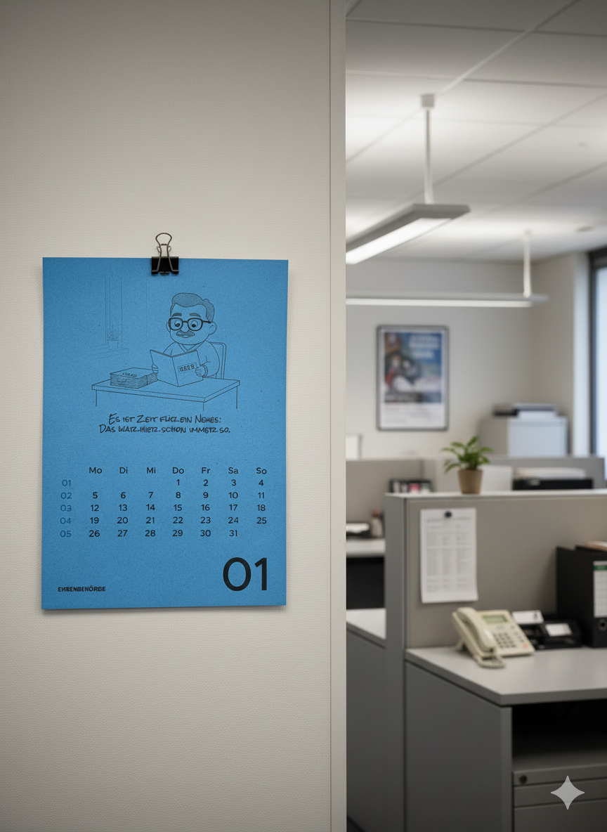 VORBESTELLUNG Community Kalender 2026 | feat. Behörden-Bernd