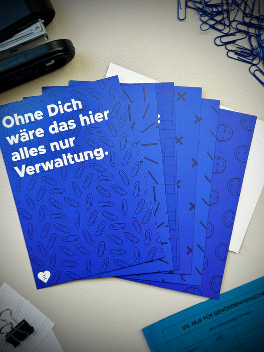 Wertschätzungskarten Set - Motivation für den Behördenalltag