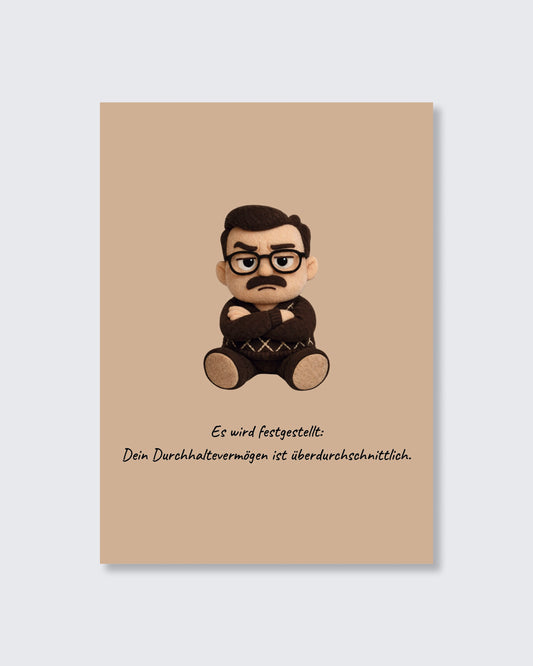 Postkarte „Bernd stellt fest"