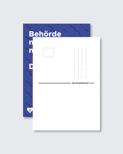 Postkarte „Behörde nervt manchmal"