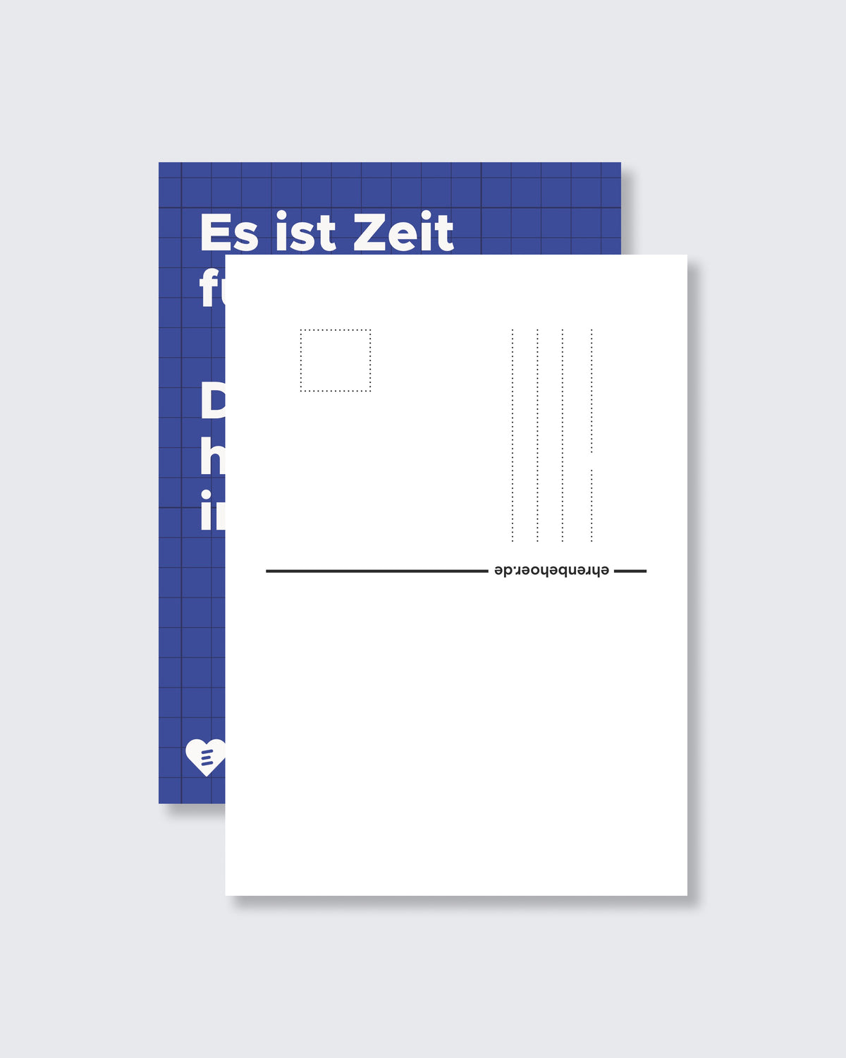 Postkarte „Das war hier schon immer so"