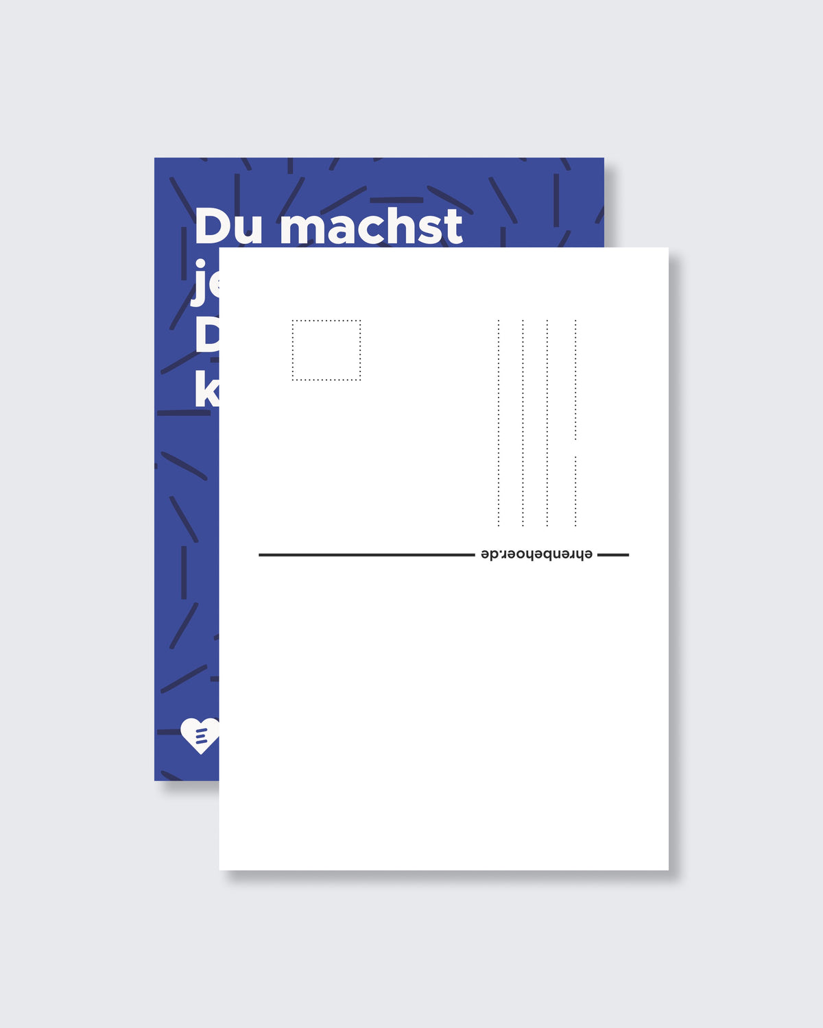 Postkarte „Kurzer Dienstweg"