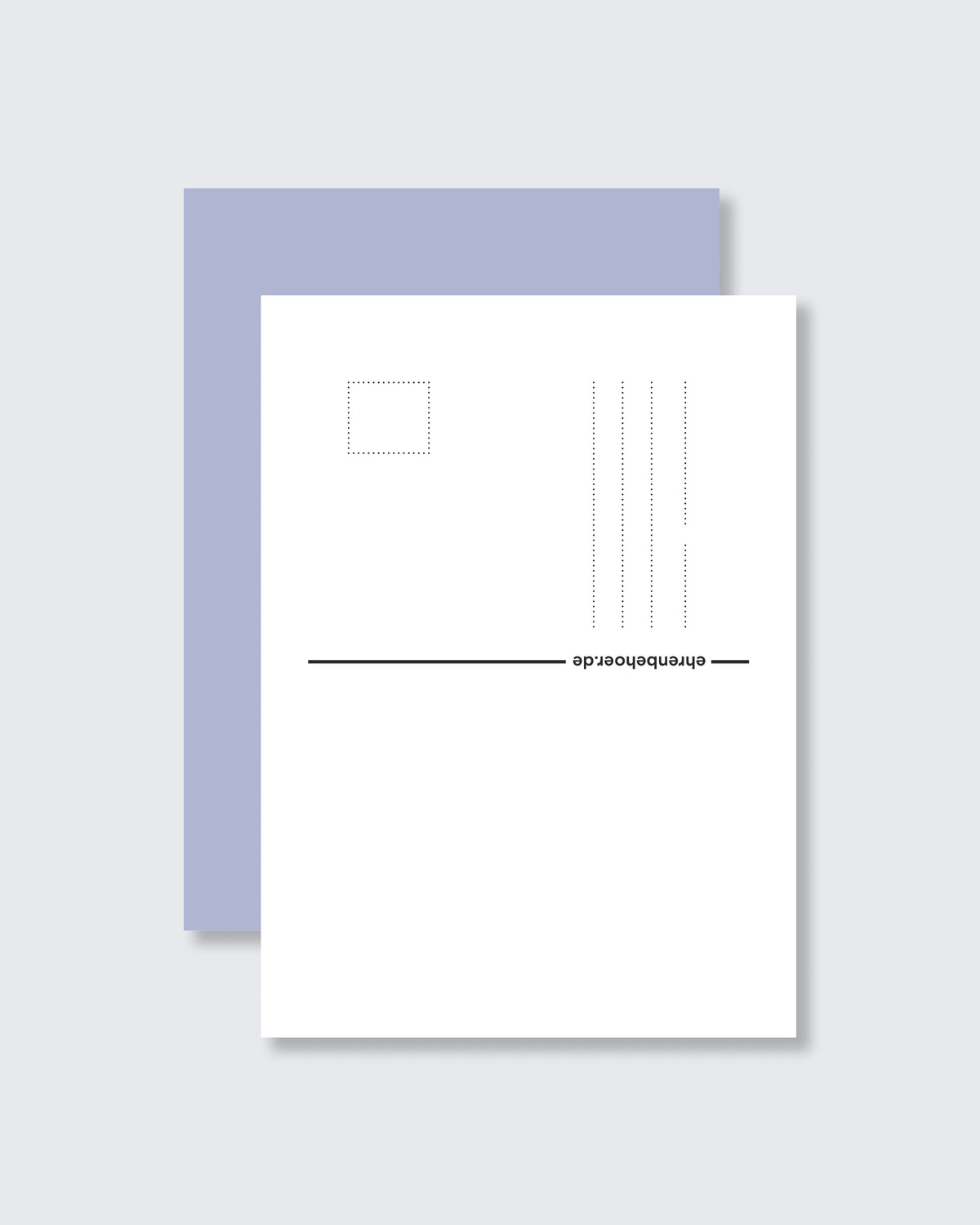 Postkarte „Ernie Entferni"