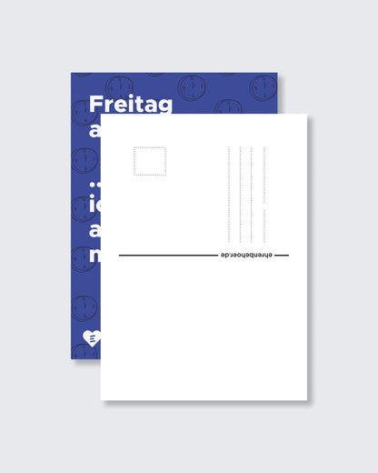 Postkarte „Freitag ab Eins"