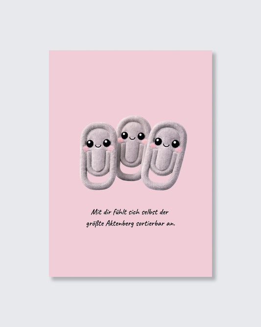 Postkarte „Die Klammerbande"