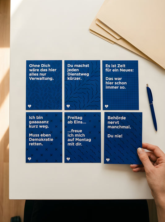 Wertschätzungskarten · 6er-Set