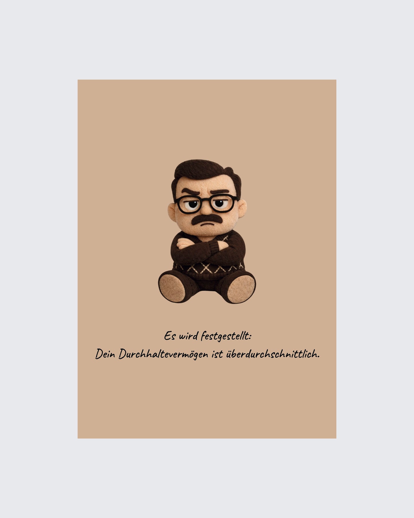 Postkarte „Bernd stellt fest"